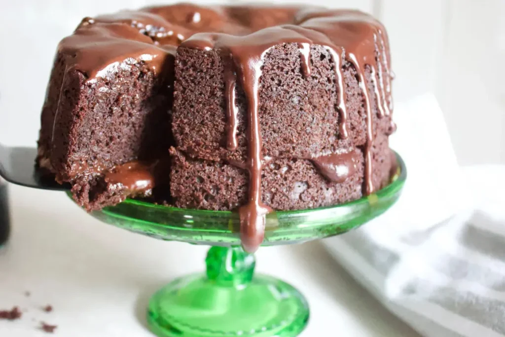 Melt and Mix Chocolate Cake With Ganache Icing
