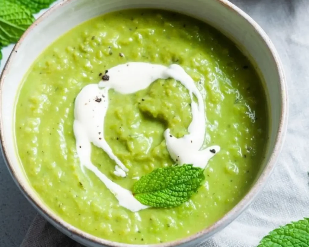 Mint And Green Pea Soup