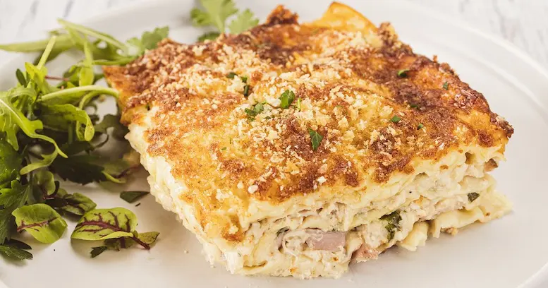 Chicken Cordon Bleu Lasagna