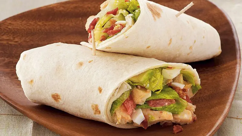 Chicken Cobb Salad Wraps