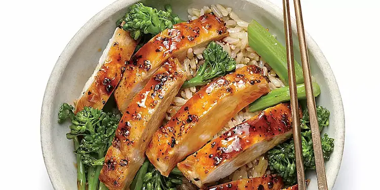 Lemon Chicken Rice Bowl