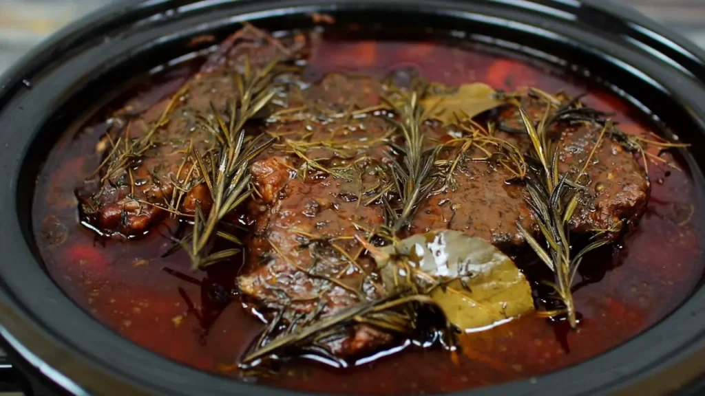 preparing Slow Cooker Pot Roast
