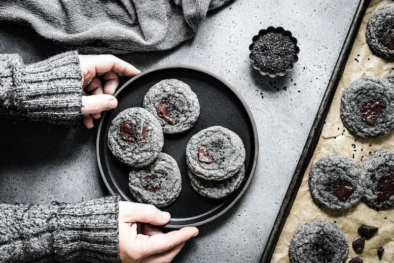Black Sesame Cookies