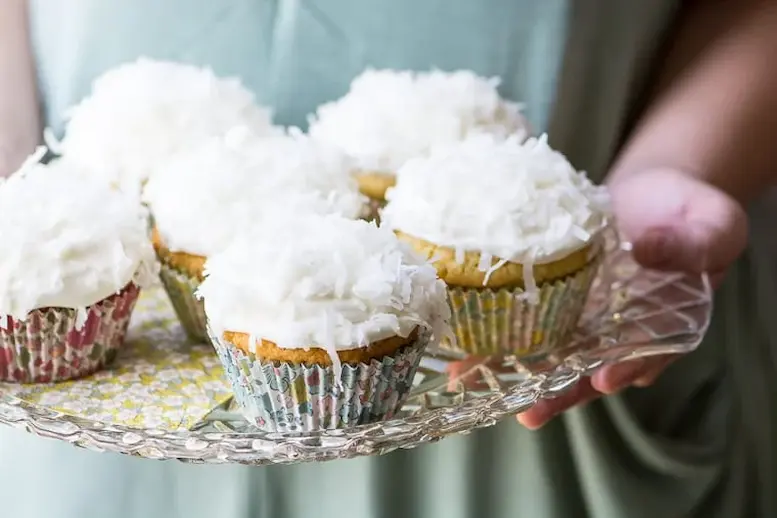 Keto Coconut Cupcakes