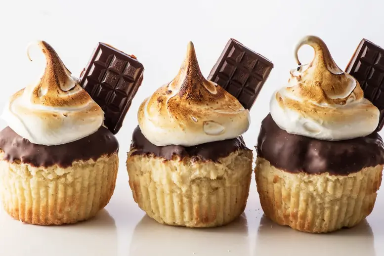 Keto S'mores Cupcakes