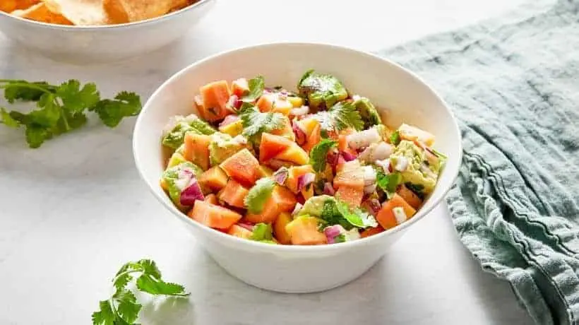 Papaya Avocado Salsa