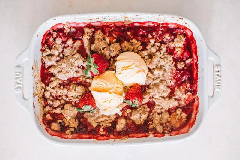Strawberry Crumble