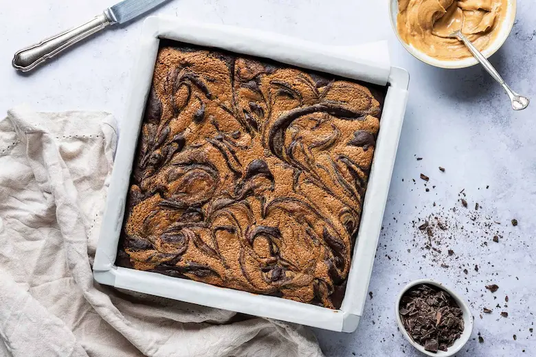 Vegan Peanut Butter Brownies