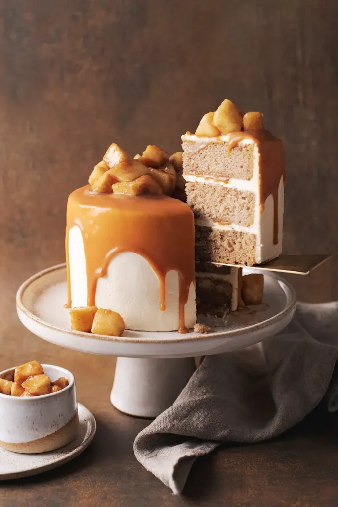 Apple Caramel Cake