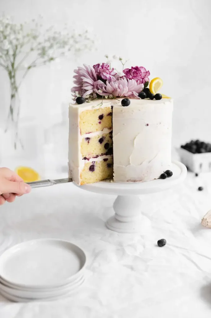 Blueberry Wedding cake
