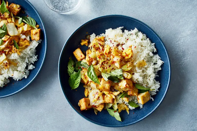 Cabbage Stir Fry with Tofu