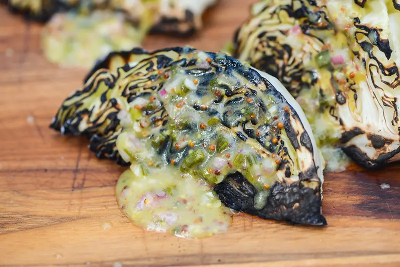 Cabbage with Mustard Vinaigrette