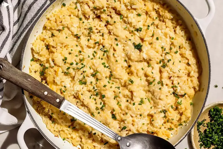 Cheesy Cauliflower Rice