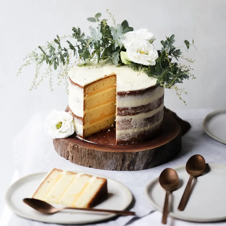 Coconut Lemon Wedding Cake