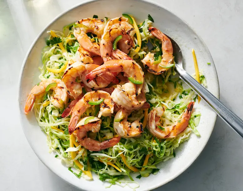 German Coleslaw with Shrimps