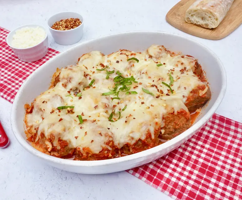 Meatball Parmesan Casserole