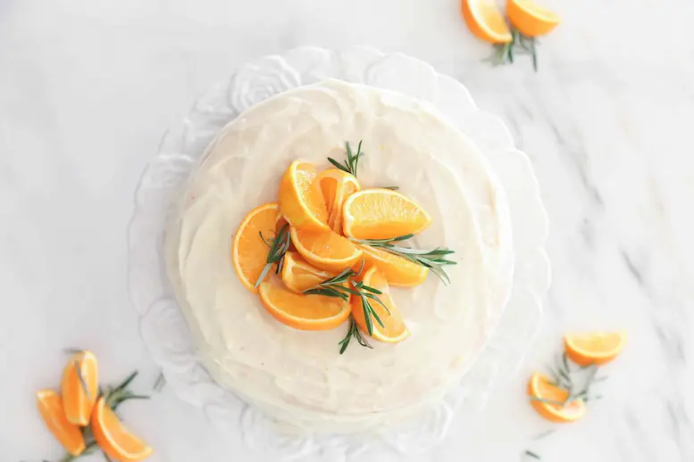 Orange Rosemary Cake