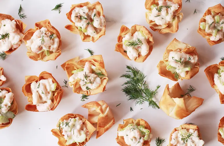 Shrimp Phyllo Cups