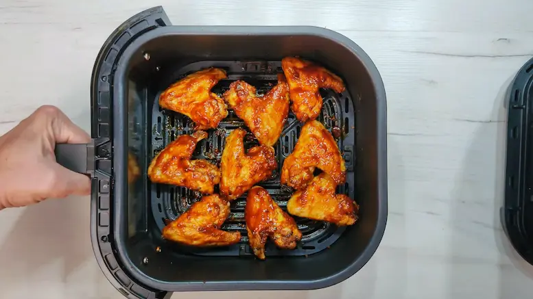 Glazing BBQ Wings