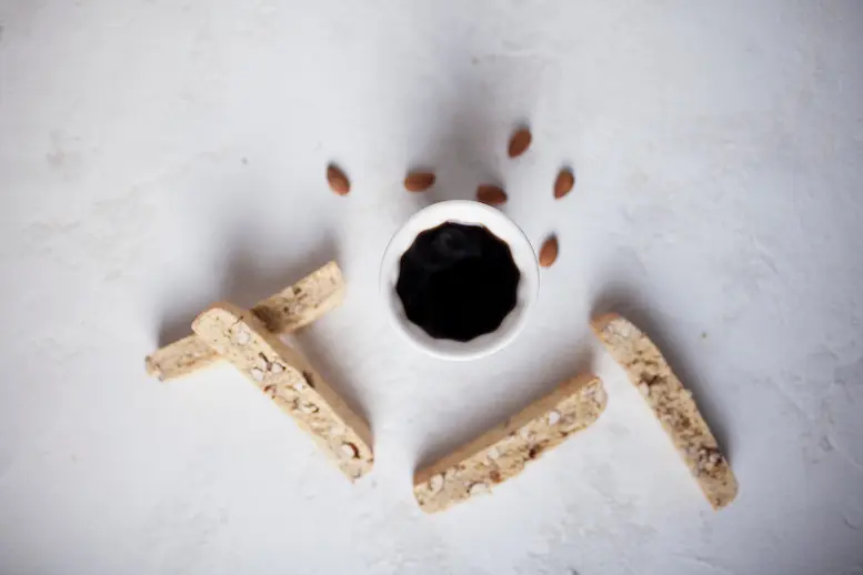Almond Biscotti served with espresso