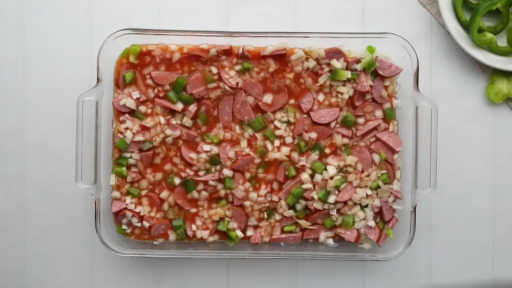 layering Sauerkraut Casserole-2