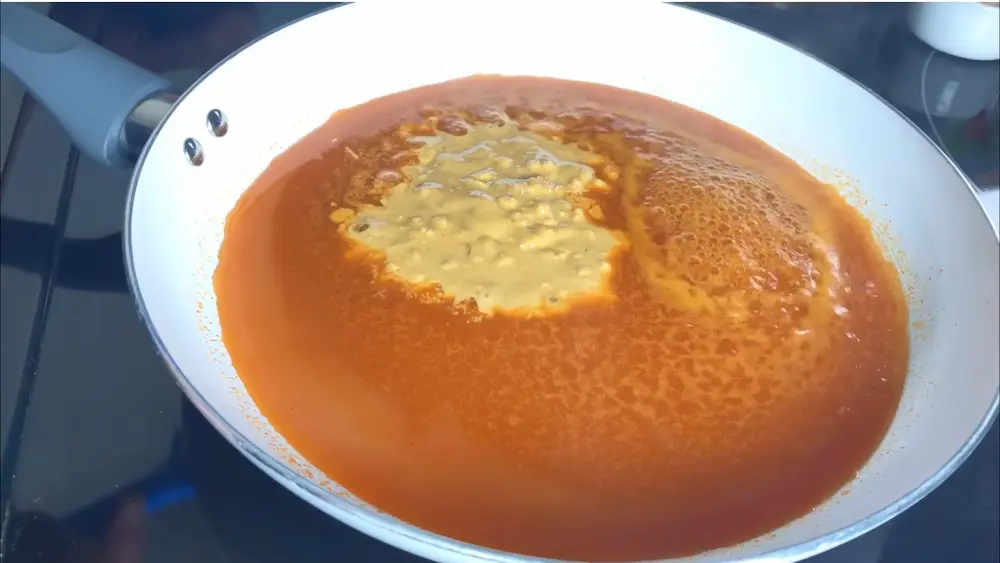 preparing Thai Peanut Sauce-1