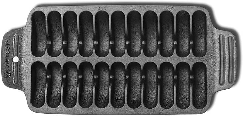 Outset 76375 Shrimp Cast Iron Grill and Serving Pan