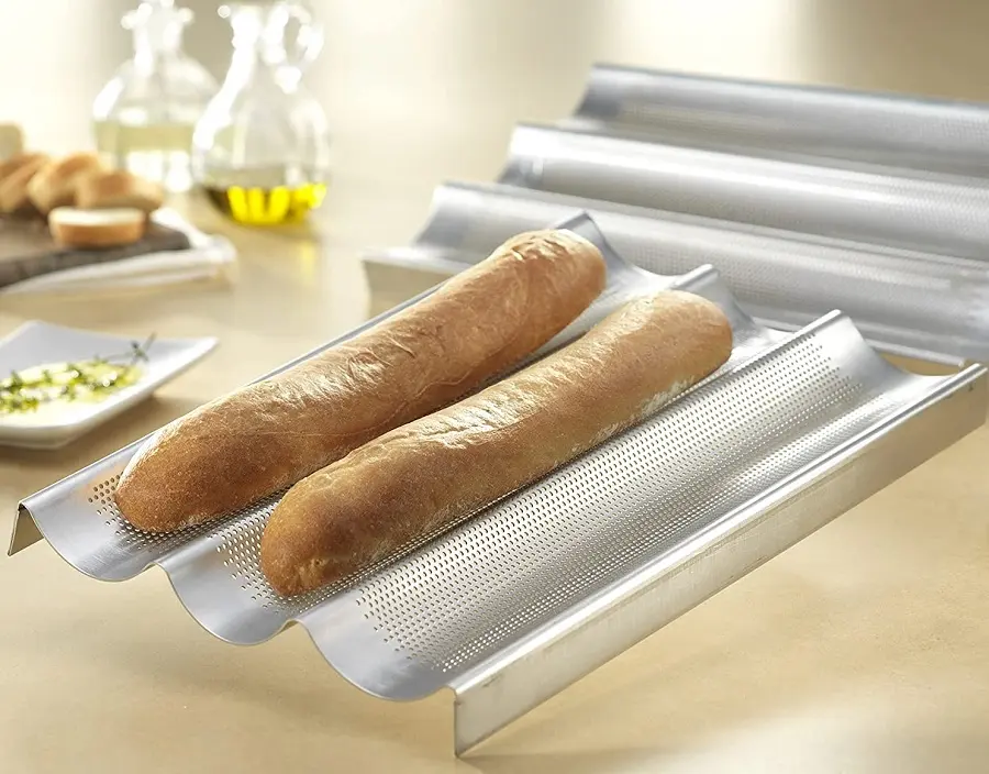 USA Pan Perforated French Baguette Bread Pan