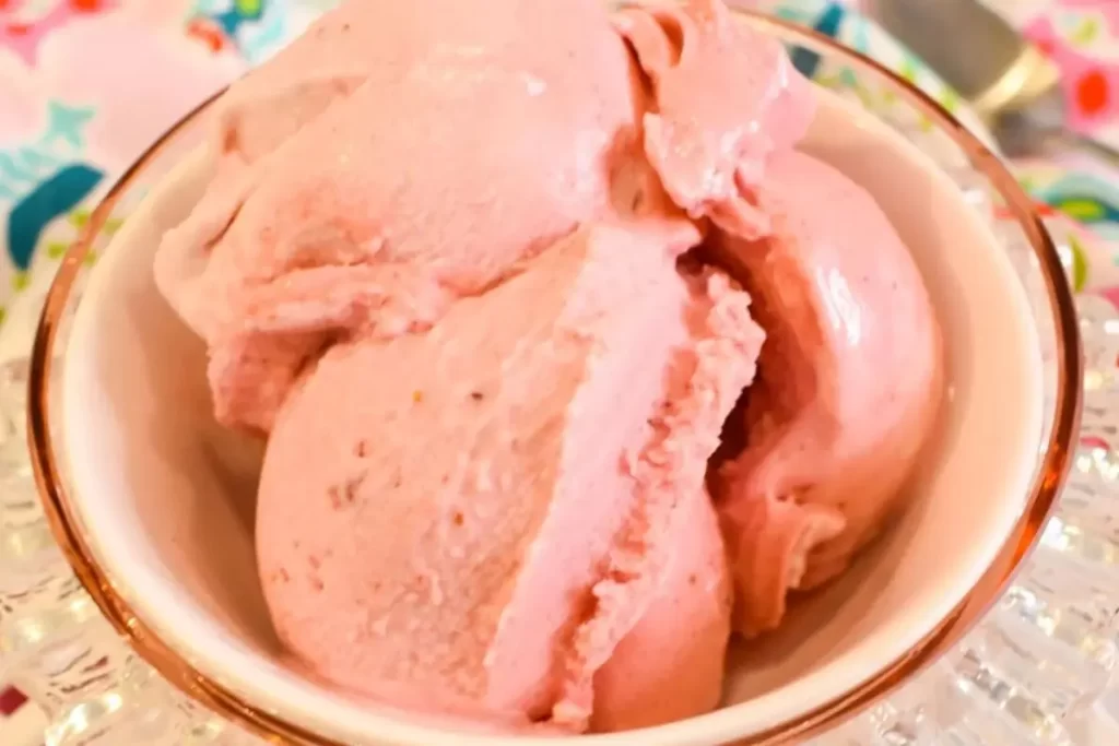 Ninja Creami Strawberry Ice cream