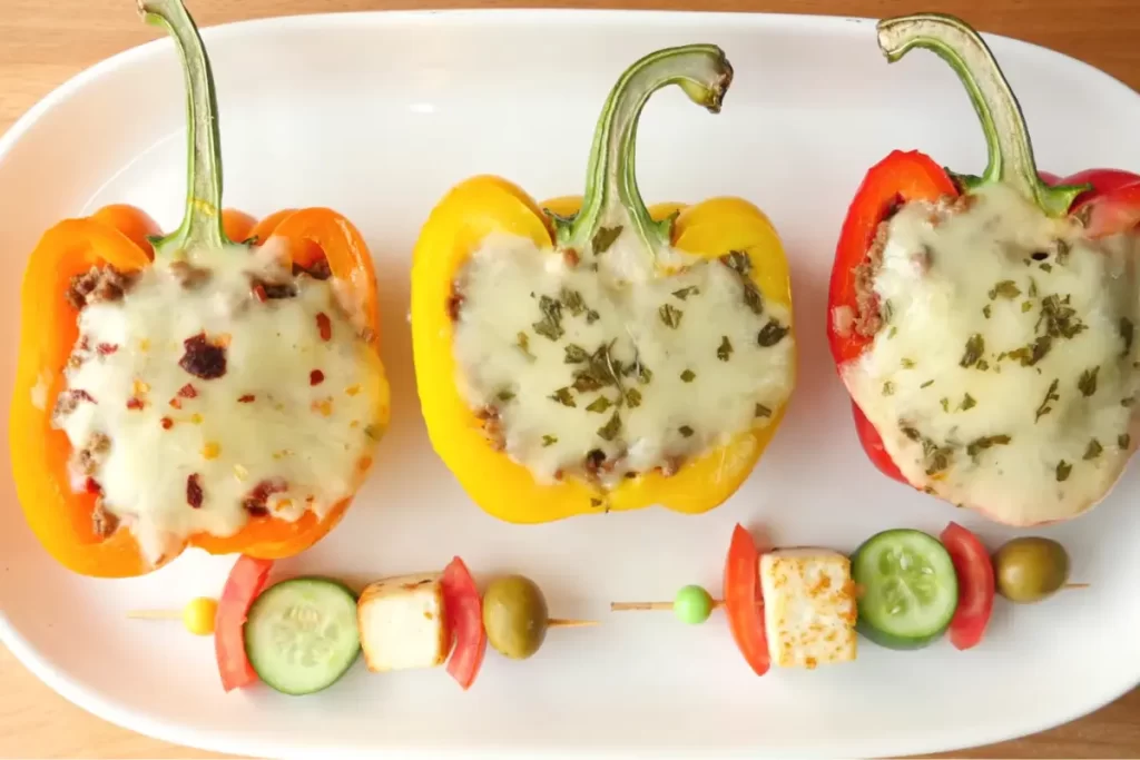 Stuffed and Baked Bell Peppers