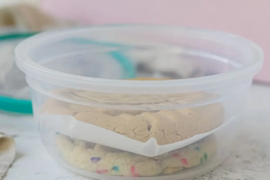 Store Crumbl Cookies in a freezer