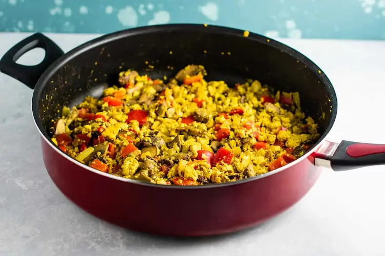 Scrambled Tofu with Bell Peppers