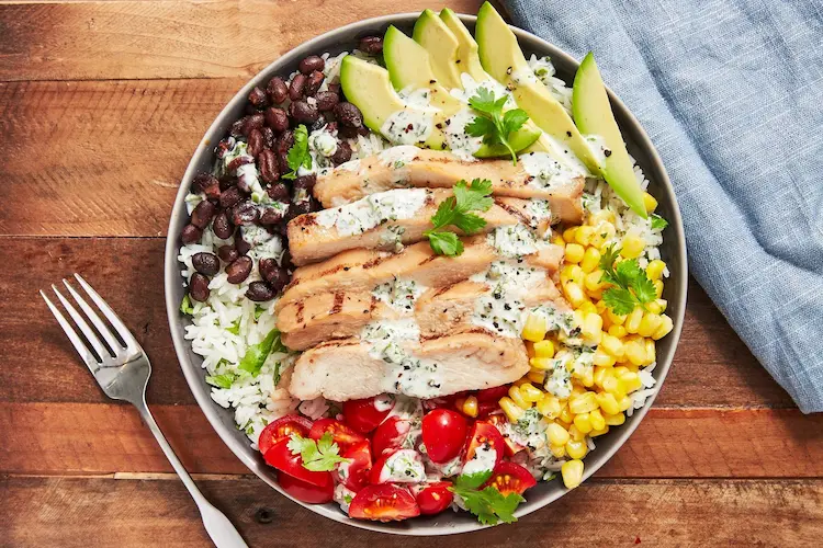 Chicken and Rice Bowl with Veggies