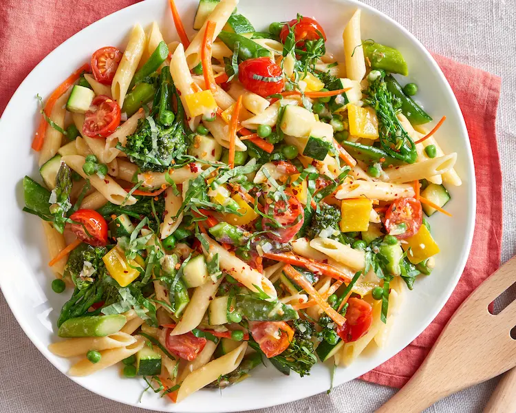 Pasta Primavera with Fresh Summer Vegetables