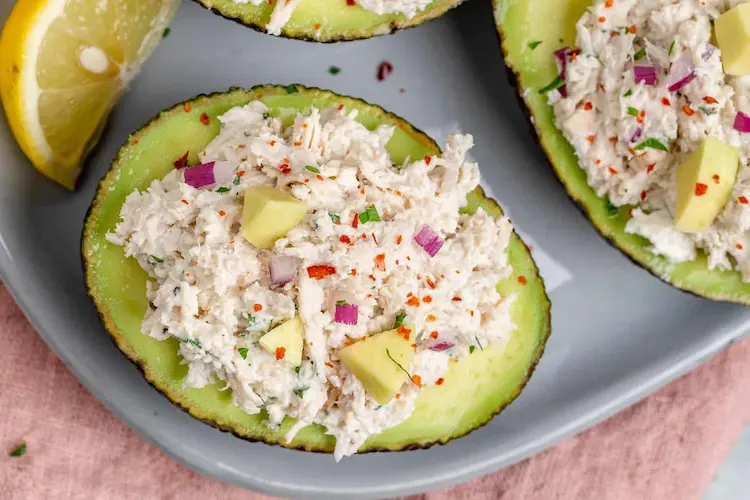 Stuffed Avocados with Chicken Salad