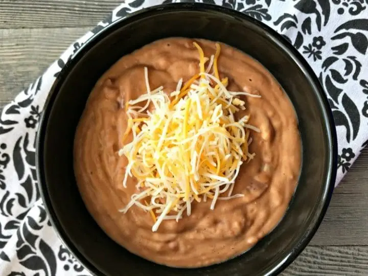 Cheesy Refried Beans